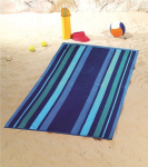 Tekstiilikompanii kilpinis paplūdimio rank&scaron;luostis, mėlynas, 100 x 160 cm