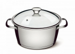 Puodas ALLEGRA 16 cm 1,5 L, su stikliniu dangteliu, Tramontina