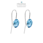 Auskarai Aquamarine