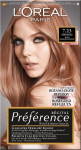 Ilgalaikiai plaukų dažai L'Oreal Paris Preference, 7.23 Dark Rose Gold