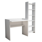 Ra&scaron;omasis stalas su lentyna Kalune Design Karma, baltas