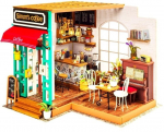 Medinė surenkama miniatiūra Robotime 3D Simon's Coffee