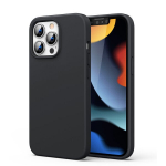 Apsauginis silikoninis dėklas iPhone 13 Pro Max, juodas