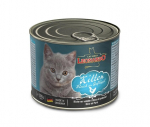 Leonardo Kitten konservai kačiukams iki 1 metų su vi&scaron;tiena 200 g, 6 vnt.