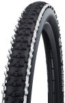 Padanga 26" Schwalbe Smart Sam HS 476 Perf Wired 57-559 / 26x2.25 White Stripes Addix