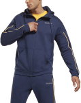 Džemperis vyrams Reebok Te Piping Hoodie Blue GT5780, mėlynas