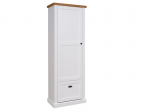 Prie&scaron;kambario spinta ADRK Furniture GAL PO6, balta/ruda