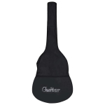 Gitaros dėklas 4/4 dydžio gitarai, juodas, 102x36.5 cm