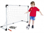 Futbolo vartai + kamuolys + pompa