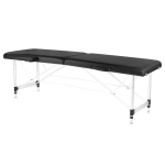 Sulankstomas masažo stalas aliuminis Comfort Activ Fizjo 2 segmentai juodas
