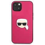 Karl Lagerfeld KLHCP13SPKMP, skirtas iPhone 13 mini, rožinis