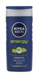 Du&scaron;o želė ir &scaron;ampūnas vyrams Nivea Men Energy, 250 ml