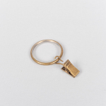Žiedai karnizui Modern su segtukais &Oslash;19 mm, 10 vnt.