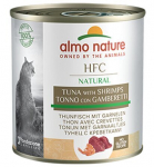 Almo Nature HFC Natural ėdalas katėms su tunu ir krevetėmis, 280 g