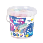 Spalvotos kreidelės Genio kids, 21 vnt.