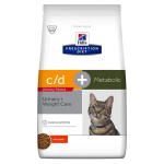 Hills Prescription Diet c/d kačių pa&scaron;aras su vi&scaron;tiena, 1.5 kg.