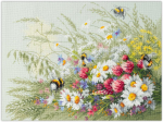 Siuvinėjimo rinkinys Magic Needle "Daisies and Clover" 510-225