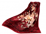 Lovatiesė - pledas KW-78, bordo, 160 x 210 cm