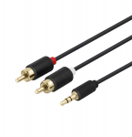 Deltaco, Aux Aux 3.5 mm/RCA, 5 m