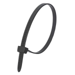 Dirželis nailoninis 7,6x370 mm juoda 100 vnt.