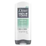 Kūno, veido ir plaukų duro želė vyrams Dove Men+ Care Sensitive Gentle Men's Shower Gel 3 in 1, 400 ml