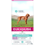 Eukanuba Daily Care Puppy Sensitive Digestion su vi&scaron;tiena ir ryžiais, 12 kg