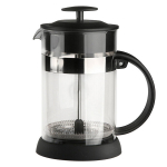 Stiklinis kavos puodelis arbatos virimo aparatas juodos spalvos 800ml 1 vnt., 800 ml