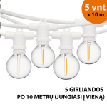 Lauko lempučių girlianda Tonro Perl, 50 m