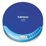 LENCO CD-011BU - Ne&scaron;iojamasis CD grotuvas, Discman - mėlynas