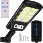 Lauko LED lempa su saulės kolektoriumi, judesio ir prieblandos jutikliu - 160 COB