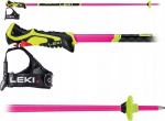 Kalnų slidinėjimo lazdos Leki WCR, 120 cm, rožinės