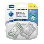 Čiulptukas Chicco PhysioForma Micro, 0-2 mėn, 2 vnt.
