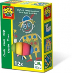 Spalvota kreida SES 00201, 12 vnt.