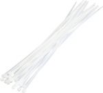 Logilink baltos kabelių ri&scaron;imo juostelės 0.4m, 100 vnt.
