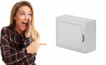 Modulinė elektros dėžutė Economic Box Rn 1/8, pavir&scaron;inio montavimo