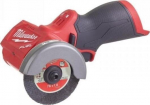Akumuliatorinis kampinis &scaron;lifuoklis Milwaukee M12FCOT-0; 12 V (be akumuliatoriaus ir pakrovėjo)