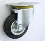 Pasukamas ratukas su plok&scaron;te 80 mm metalinis-guminis