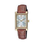 casio moteri&scaron;kas laikrodis ltp-1234pgl-7aeg + dėžutė