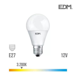 LED Lemputė E27 12V 10W Apvali