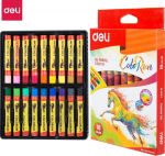 Aliejinės pastelės ColoRun 18 spalvų Deli