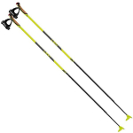 Slidinėjimo lazdos Leki PRC 650 140 cm, juodos &ndash; geltonos