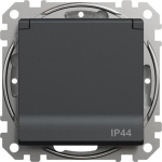 Schneider Electric Sedna Design Ip44 juodas elektros lizdas
