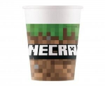 Popieriniai puodeliai Minecraft, 200 ml, 8 vnt.