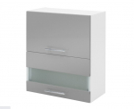 Pakabinama spintelė Liveo Tiffany T9/G60W, 60 cm, pilka