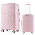 Vidutinis lagaminas Wings DQ181, 65cm rožinis