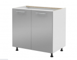 Pastatoma spintelė Liveo Tiffany T22/D80, 80 cm, pilka