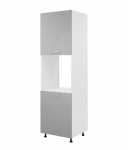 Pastatoma spintelė įmontuojamai orkaitei Liveo Tiffany T27/D60SP, 60 cm, pilka