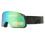 Slidinėjimo akiniai Alpina Blackcomb Q-Lite, juodi/žali, Juoda/Žalia