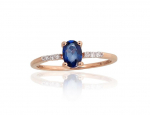 Auksinis žiedas su deimantais moterims Diamond Sky &bdquo;Grace XIV&ldquo;