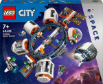 LEGO&reg; 60433 miesto modulinė kosminė stotis, žaislas su &scaron;autuvu, kosmoso tyrinėjimas, su 6 minifigūrėlėmis